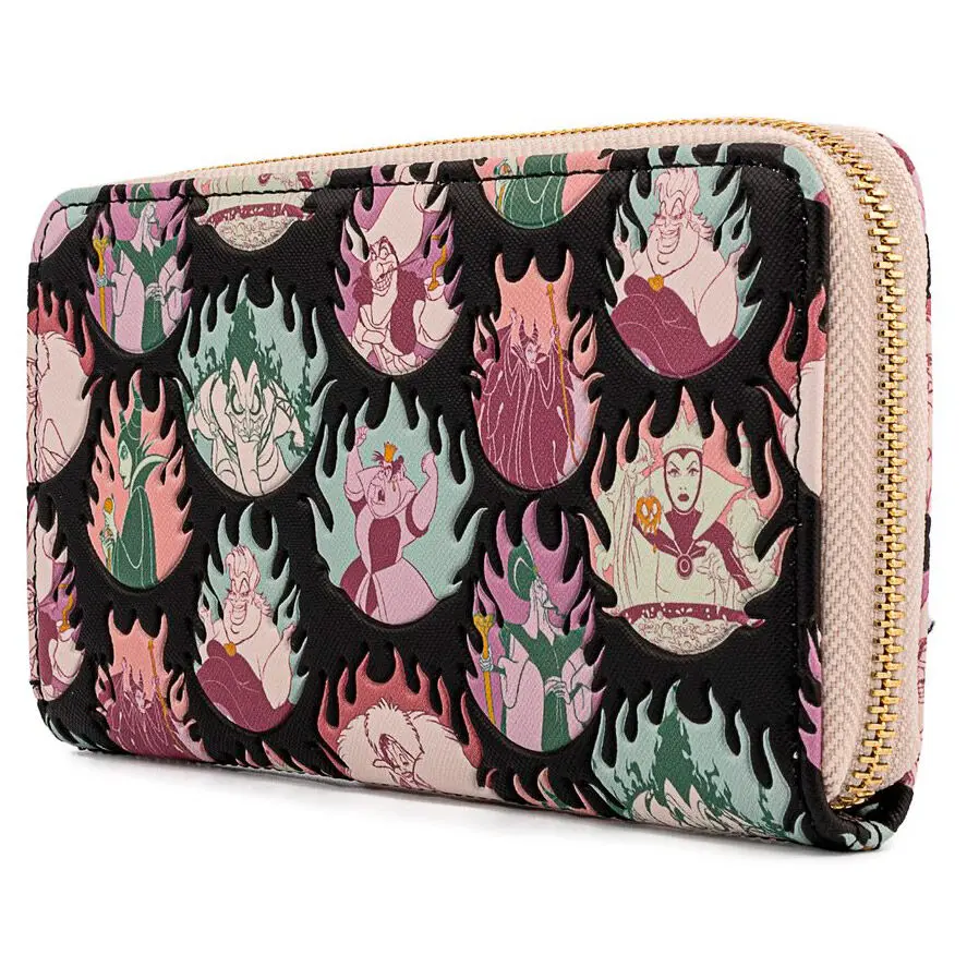 Loungefly Disney Villains Pastel Flames wallet product photo