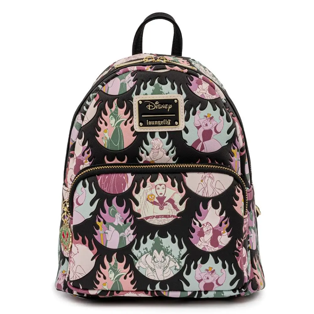 Loungefly Disney Villains Pastel Flames backpack 26cm product photo