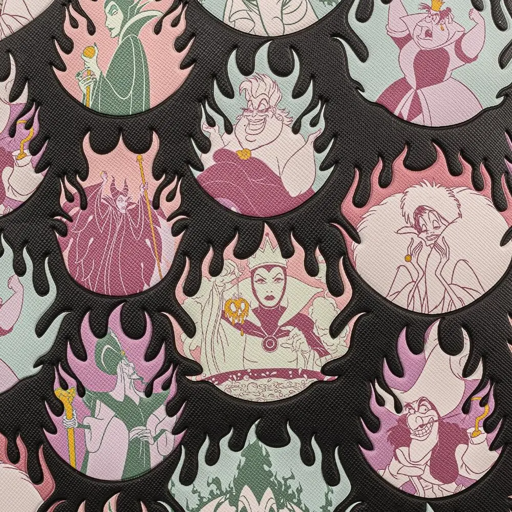 Loungefly Disney Villains Pastel Flames backpack 26cm product photo