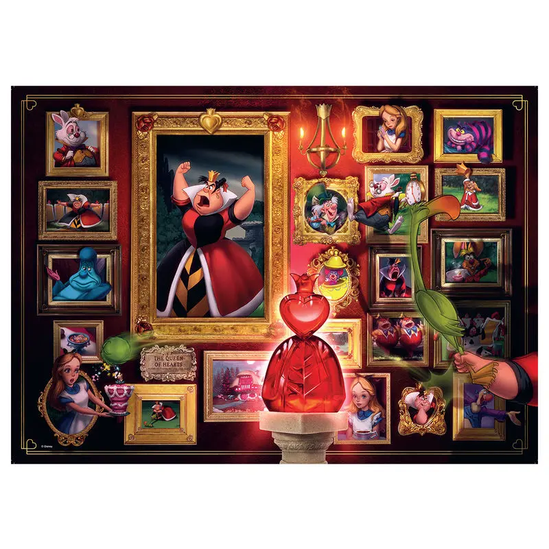 Disney Villainous Jigsaw Puzzle Queen of Hearts (1000 pieces) product photo
