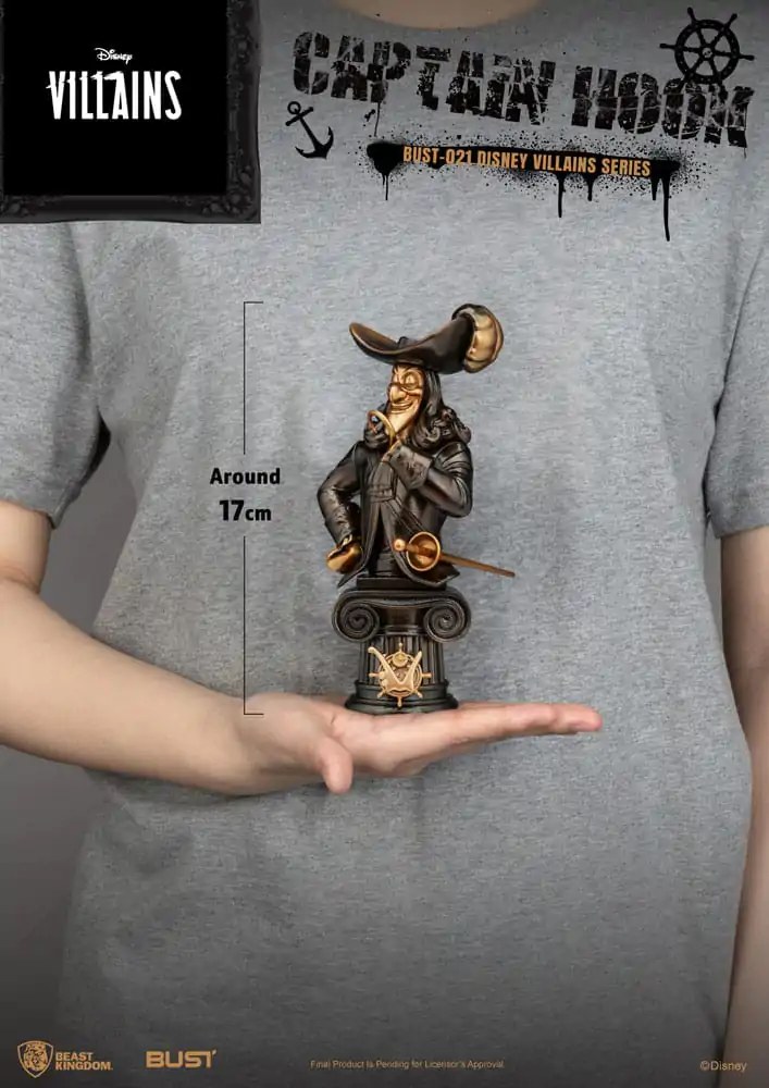 Disney Villains Series PVC Bust Captain Hook 16 cm product photo