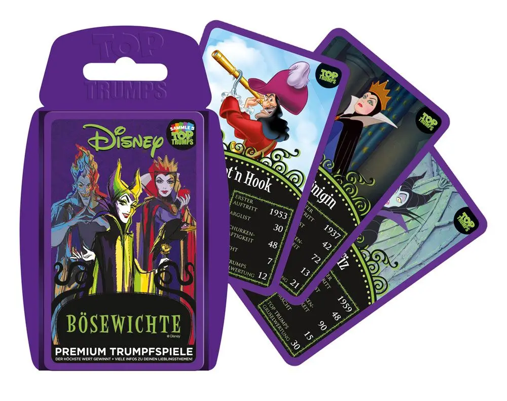 Disney Villains Card Game Top Trumps *German Version* product photo