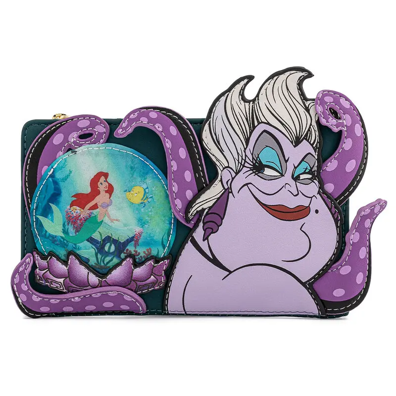 Loungefly Disney Villains Ursula Crystal Ball wallet product photo