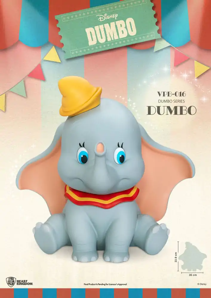 Disney Piggy Vinyl Bank Functional Dumbo 34 cm product photo