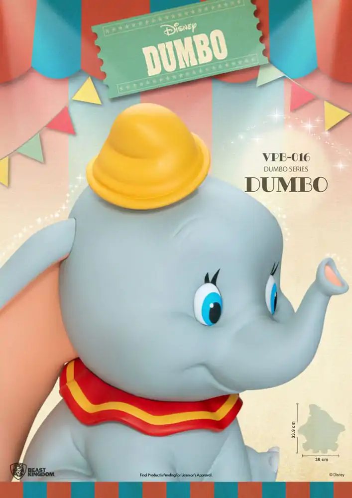 Disney Piggy Vinyl Bank Functional Dumbo 34 cm product photo