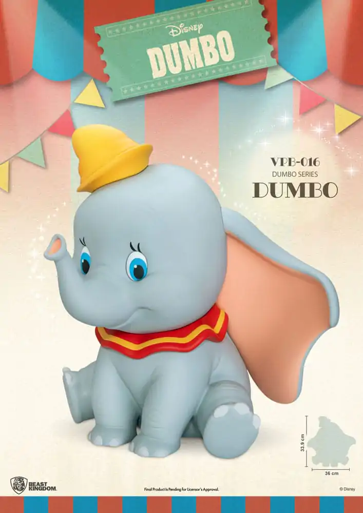 Disney Piggy Vinyl Bank Functional Dumbo 34 cm termékfotó