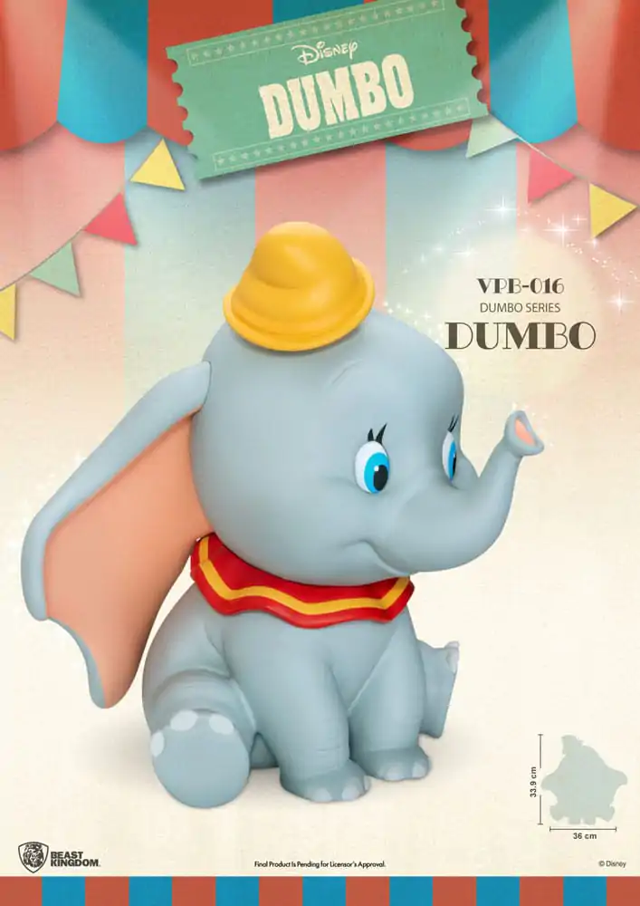 Disney Piggy Vinyl Bank Functional Dumbo 34 cm product photo