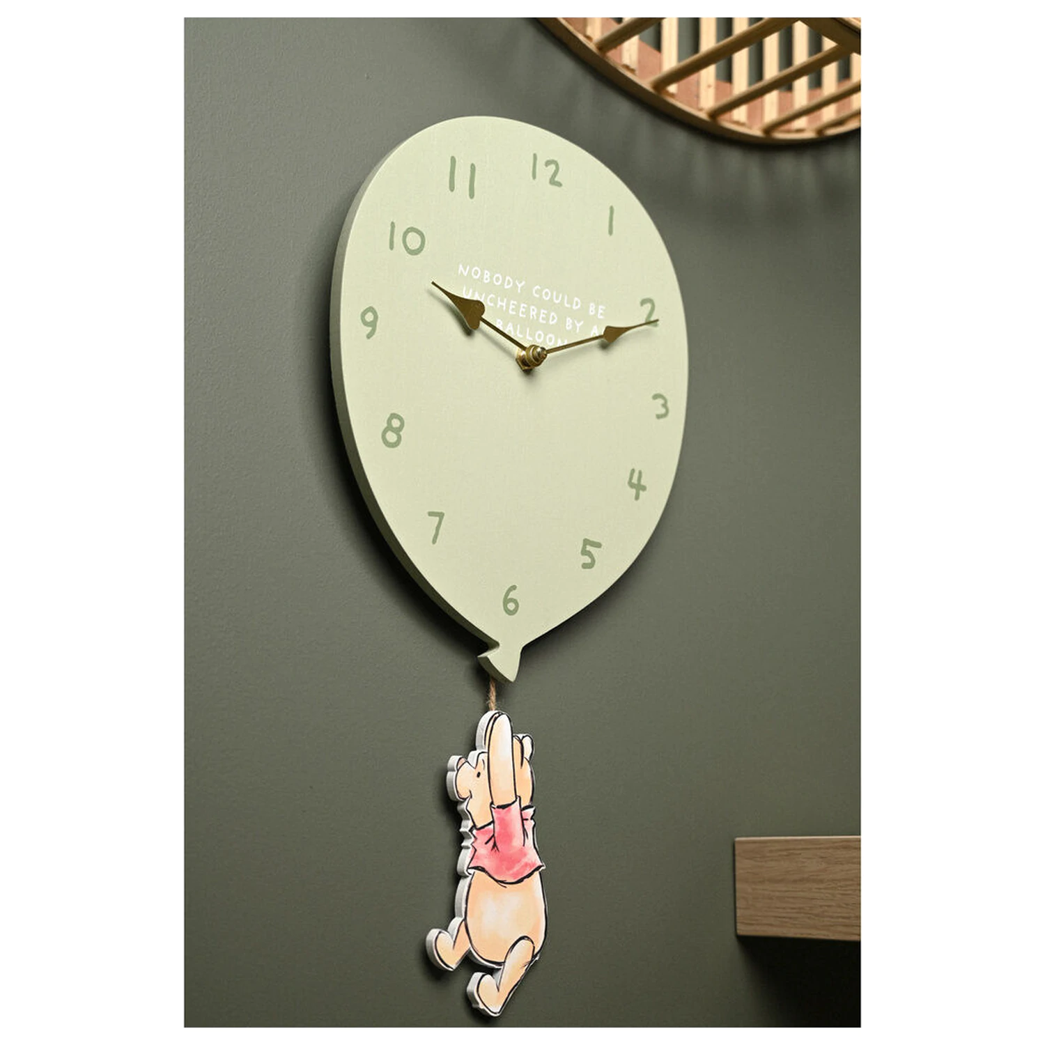 Disney Winnie The Pooh Balloon wall clock product photo