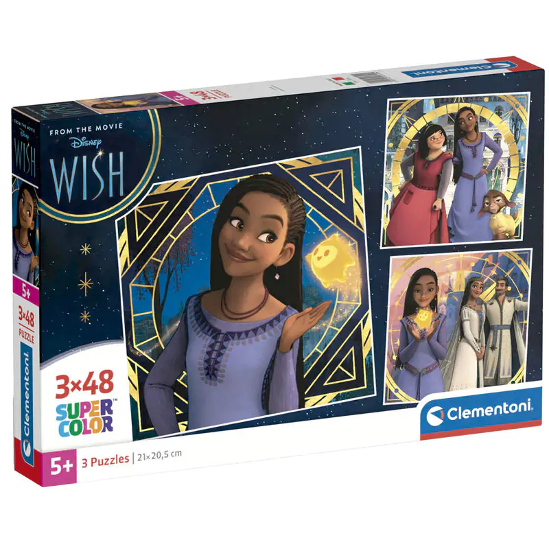 Disney Wish puzzle 3x48pcs product photo