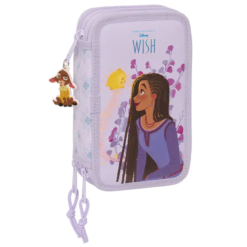 Disney Wish triple pencil case 36pcs product photo