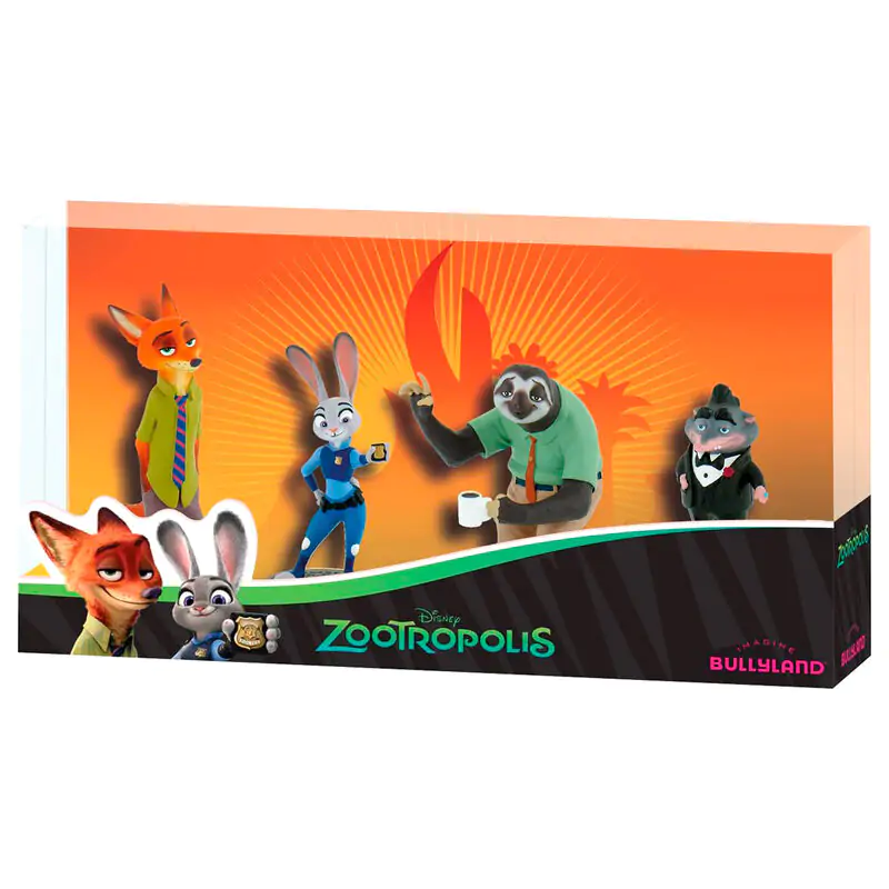 Disney Zootropolis set 4 figures product photo