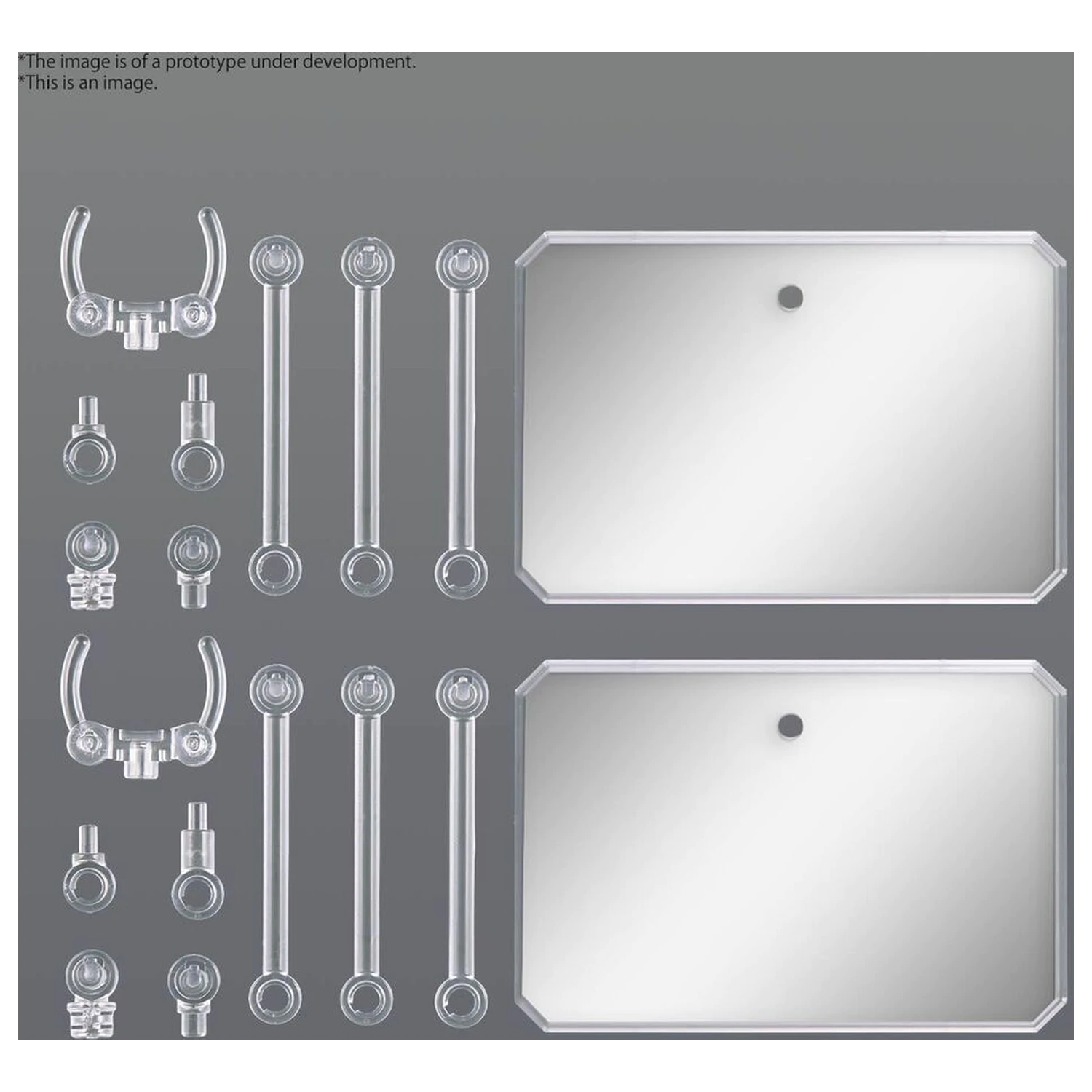 Display Stand Action Base 6 Clear with Mirror Stickers product photo