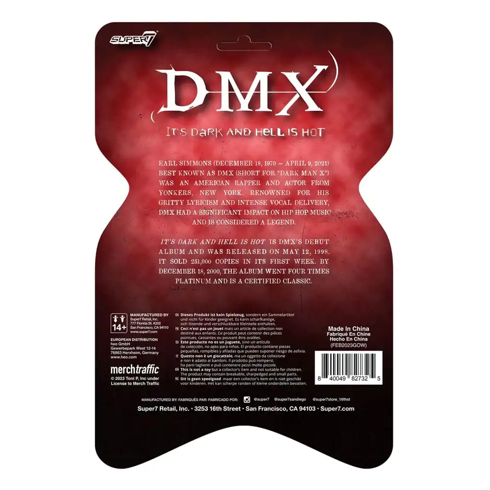 DMX ReAction Action Figure Wave 01 DMX It´s Dark and Hell is Hot 10 cm product photo