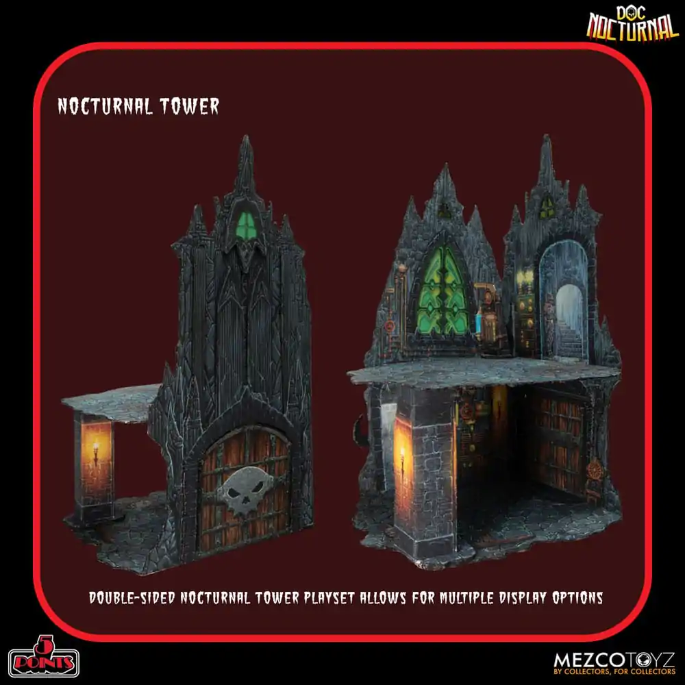 Doc Nocturnal 5 Points Action Figures Nocturnal Tower Playset 9 cm termékfotó