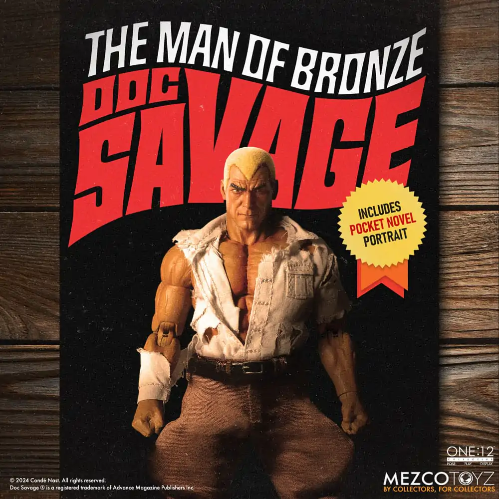 Doc Savage Action Figure 1/12 Doc Savage Deluxe Edition 18 cm termékfotó