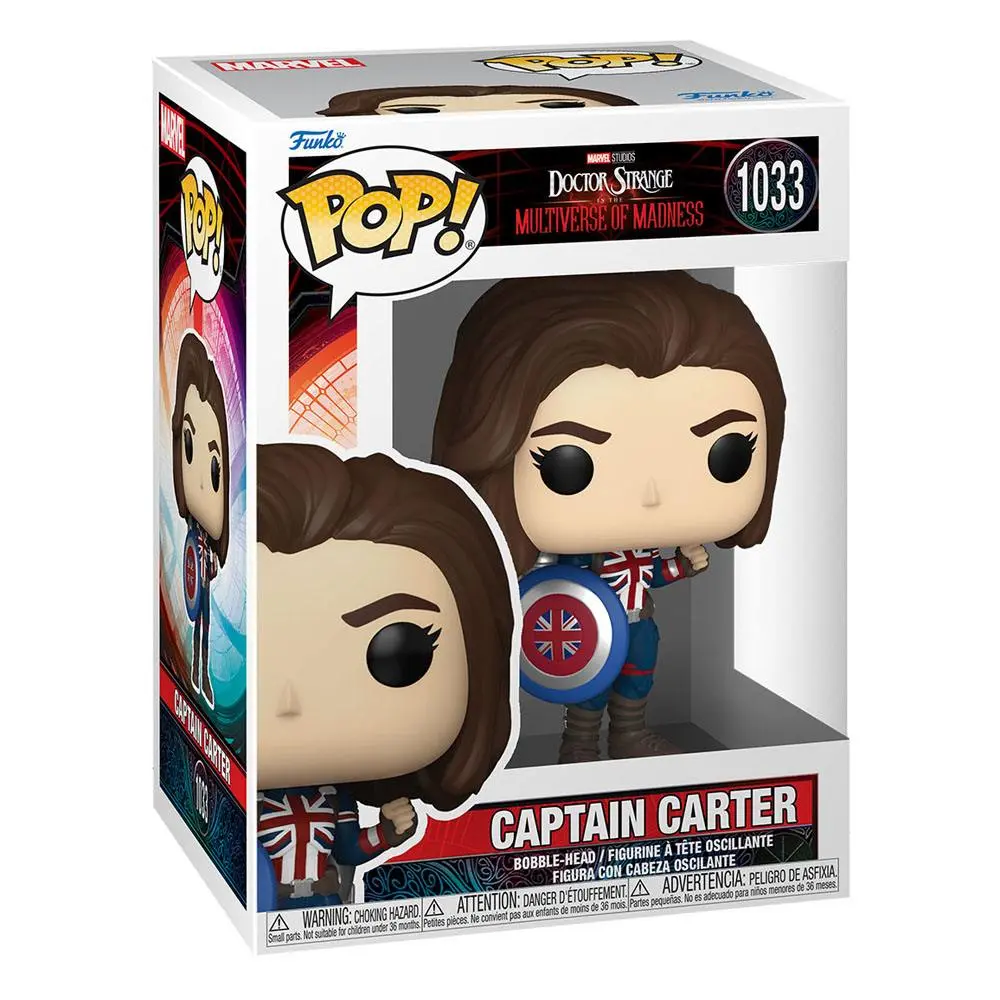 Doctor Strange in the Multiverse of Madness POP! Movies Vinyl Figure Captain Carter 9 cm termékfotó