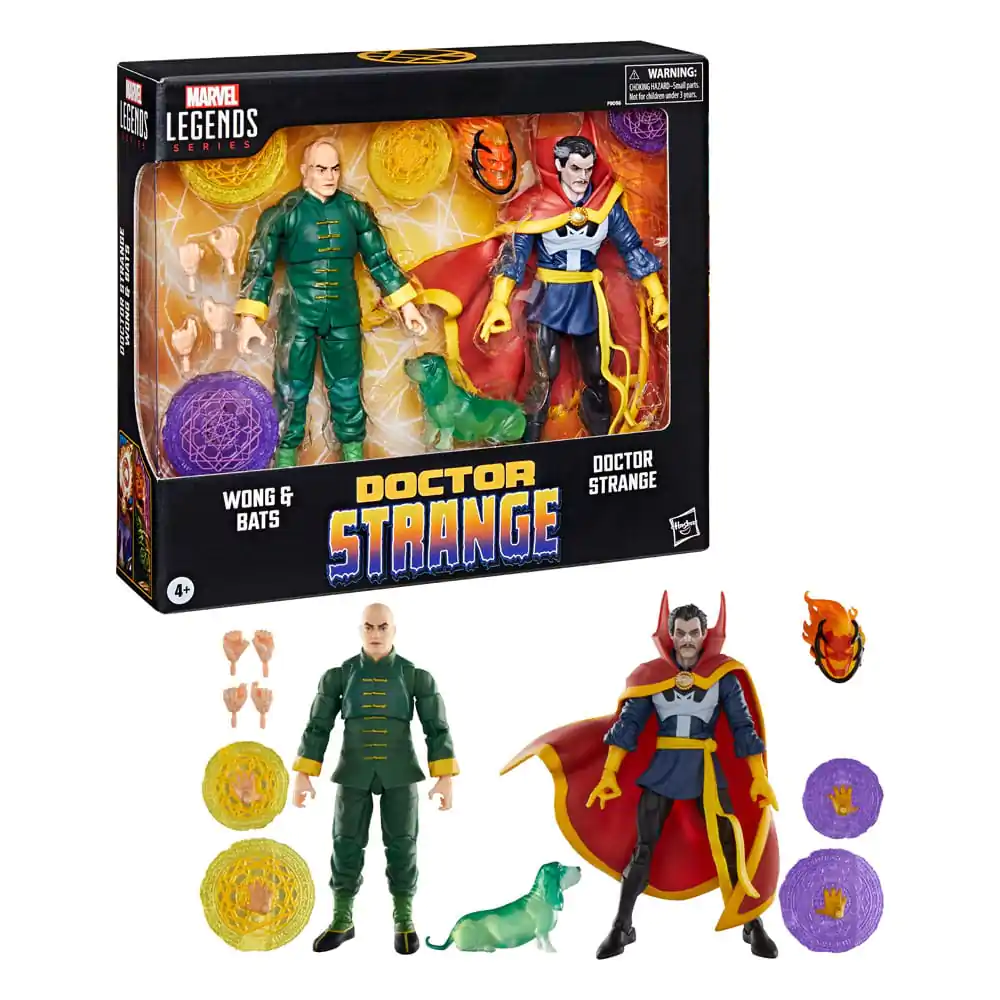 Doctor Strange Marvel Legends Action Figure 3-Pack Doctor Strange, Wong & Bats 15 cm product photo