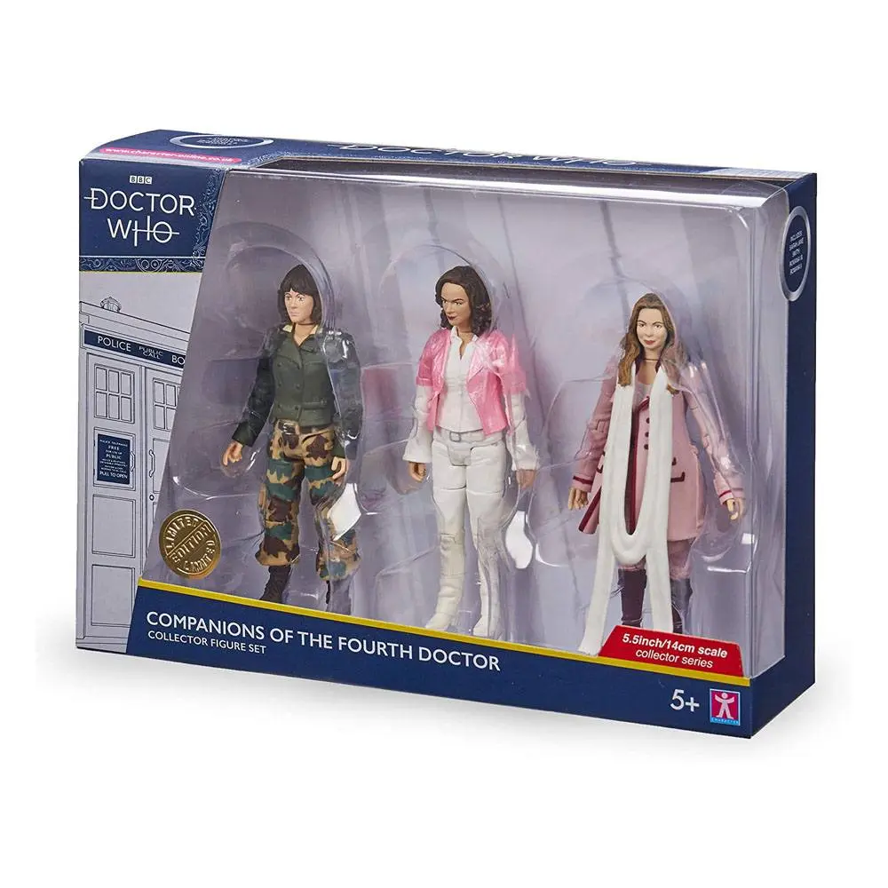 Doctor Who Action Figures 3-Pack Companions of the Fourth Doctors 14 cm product photo
