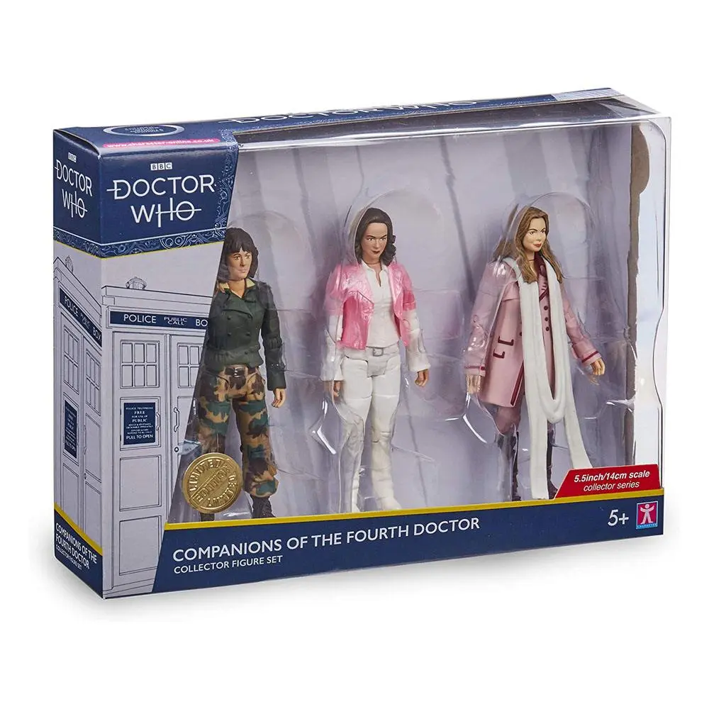 Doctor Who Action Figures 3-Pack Companions of the Fourth Doctors 14 cm product photo