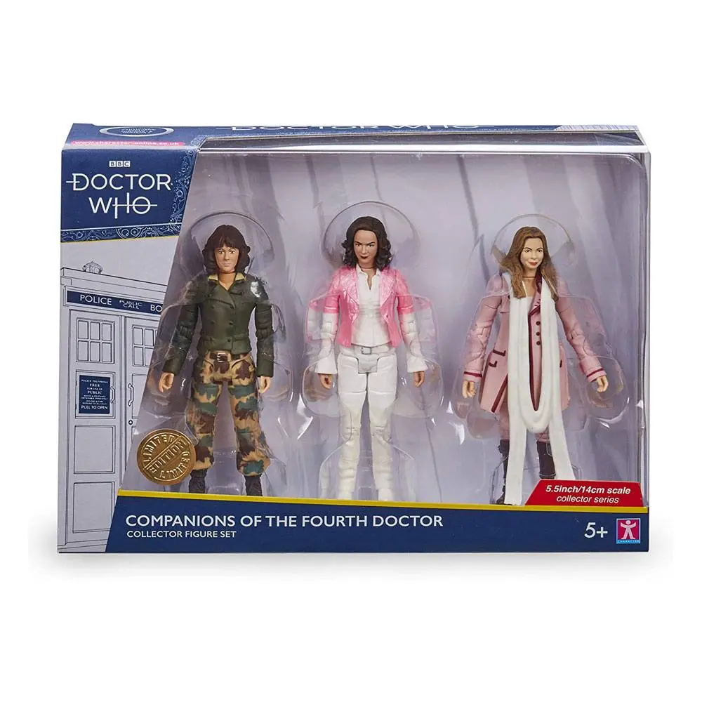 Doctor Who Action Figures 3-Pack Companions of the Fourth Doctors 14 cm product photo