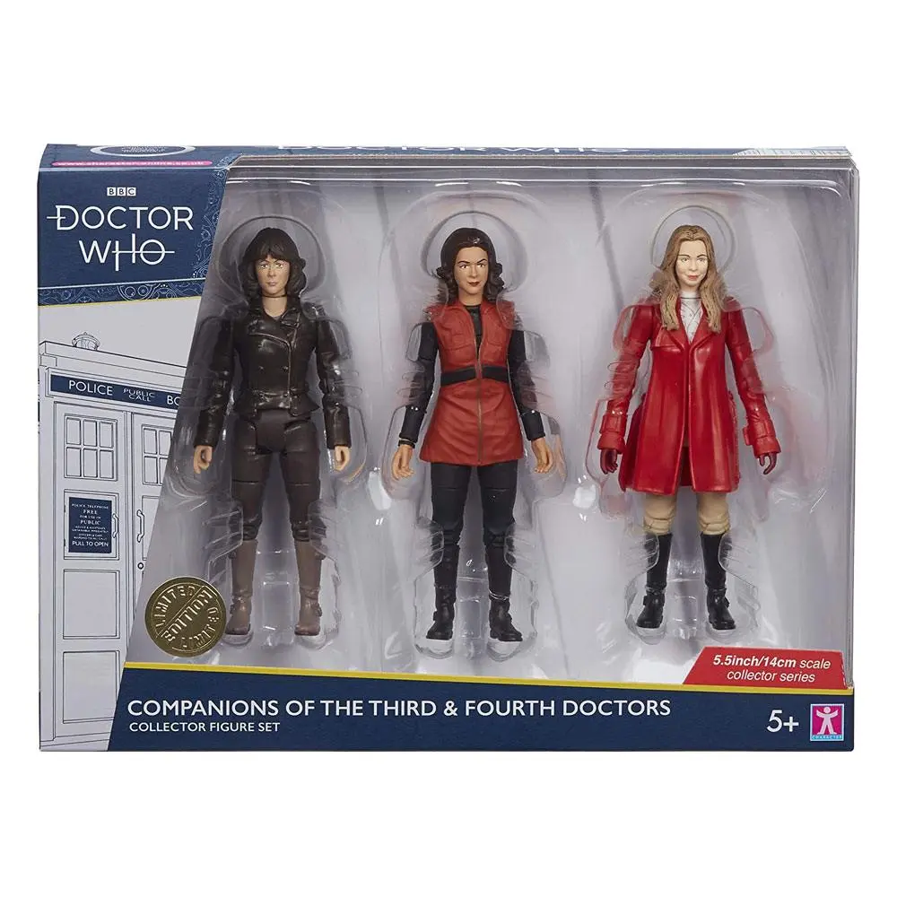 Doctor Who Action Figures 3-Pack Companions of the Third &amp; Fourth Doctors 14 cm product photo