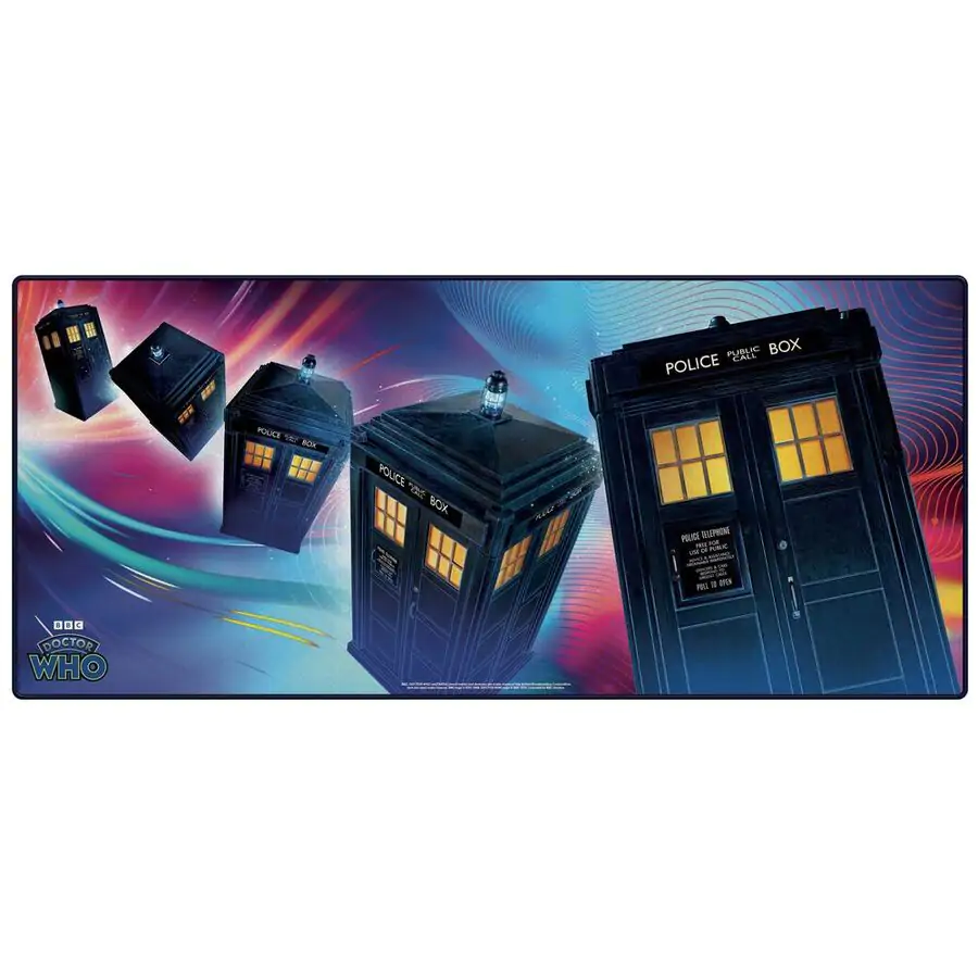 Doctor Who gaming desk mat product photo