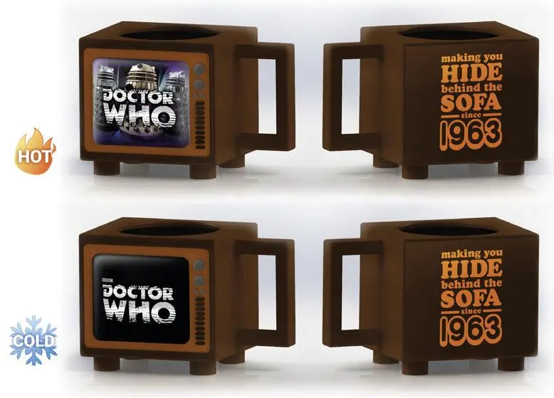 Doctor Who Heat Change Mug Hide Behind the Sofa product photo