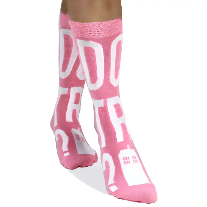 Doctor Who Ladies Rainbow Tardis 2 pack assorted socks product photo