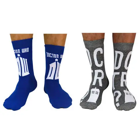 Doctor Who Tardis 2 pack assorted socks product photo