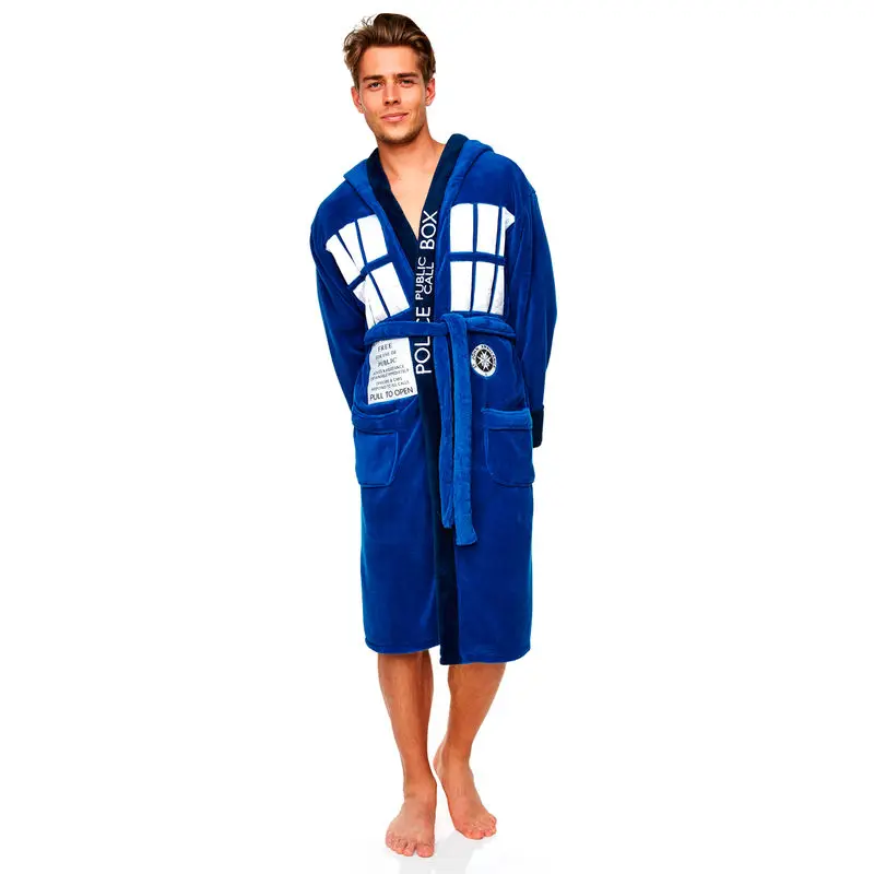 Doctor Who Fleece Bathrobe Tardis product photo