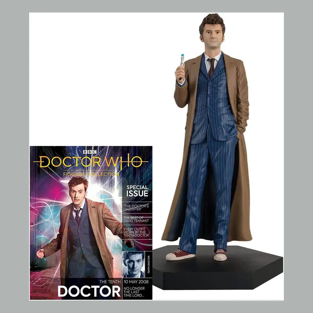 Doctor Who: The Mega Figurine Collection Statue The Tenth Doctor (David Tennant) 32 cm product photo