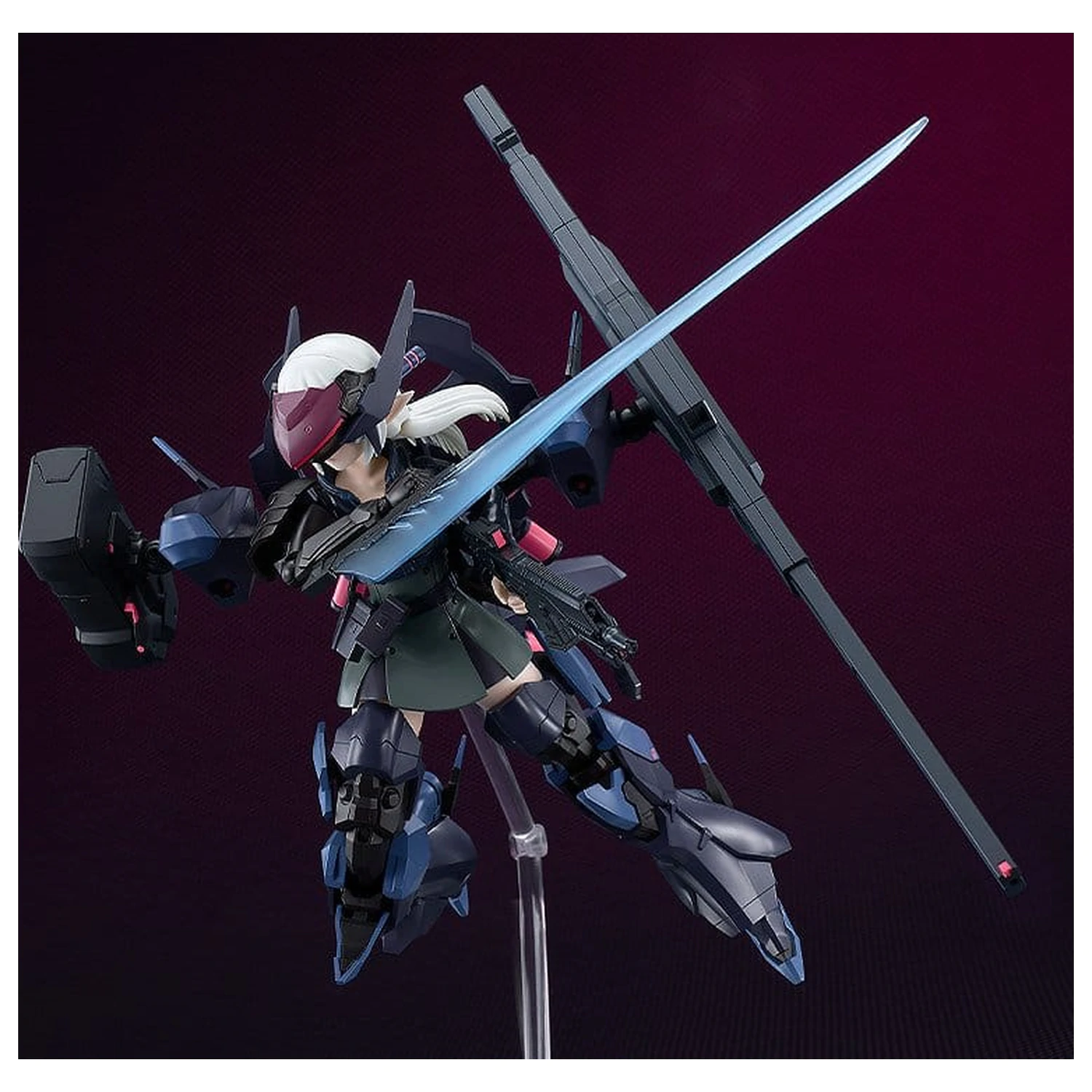Dolls Nest Plamatea Plastic Model Kit Armored Soldier of Unknown Affiliation 17 cm product photo