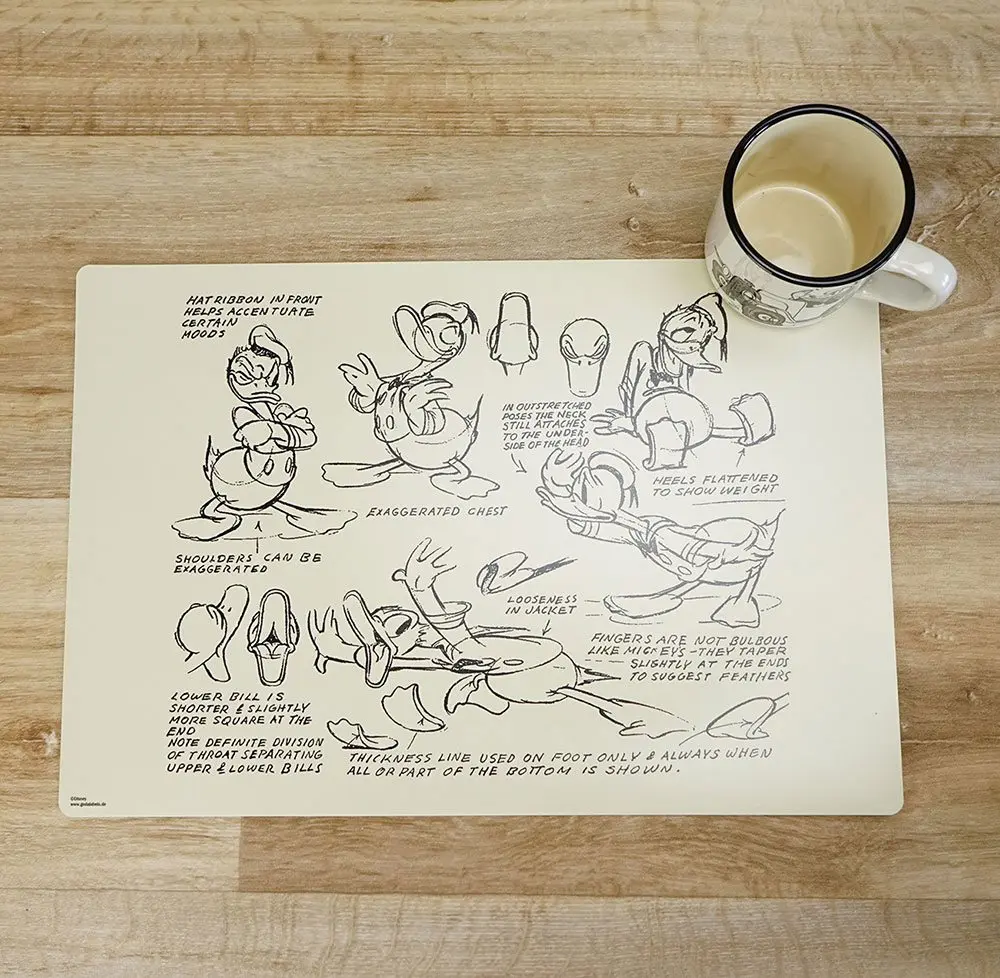 Donald Duck Lenticular Placemat 2-Pack Vintage product photo