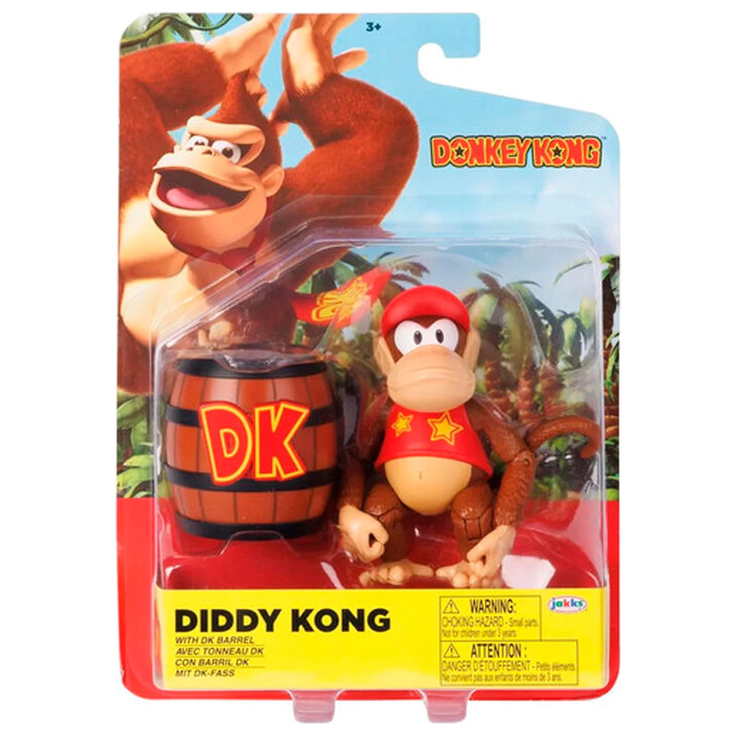 Donkey Kong Diddy Kong figure 10cm product photo
