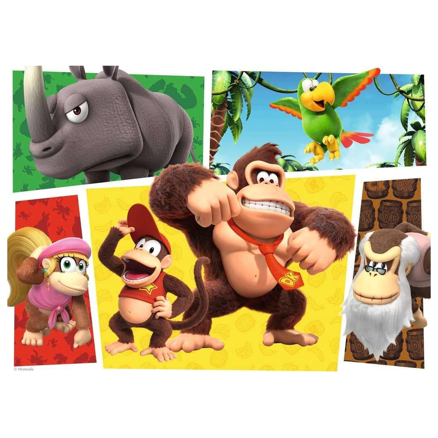 Donkey Kong The Monkeys Are on the Loose! Puzzle 100 pcs XXl product photo