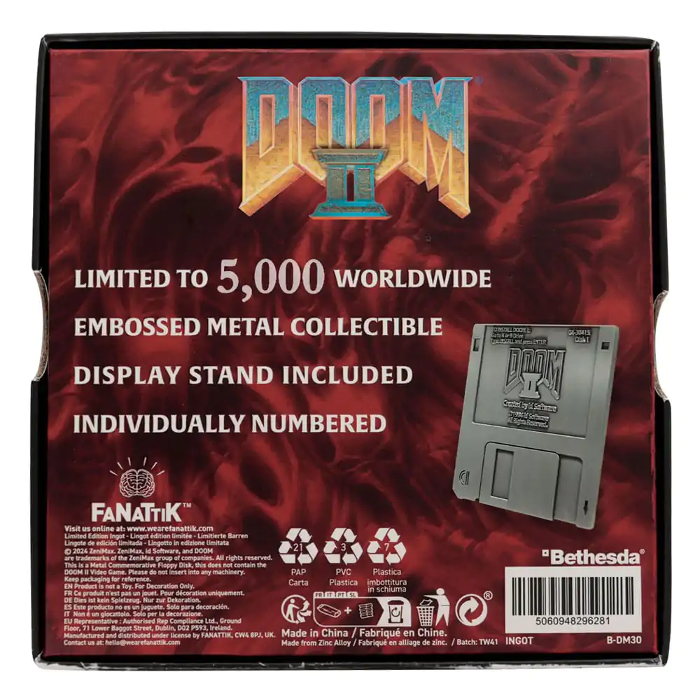 Doom 2 Replica Arena Floppy Disk Limited Edition product photo