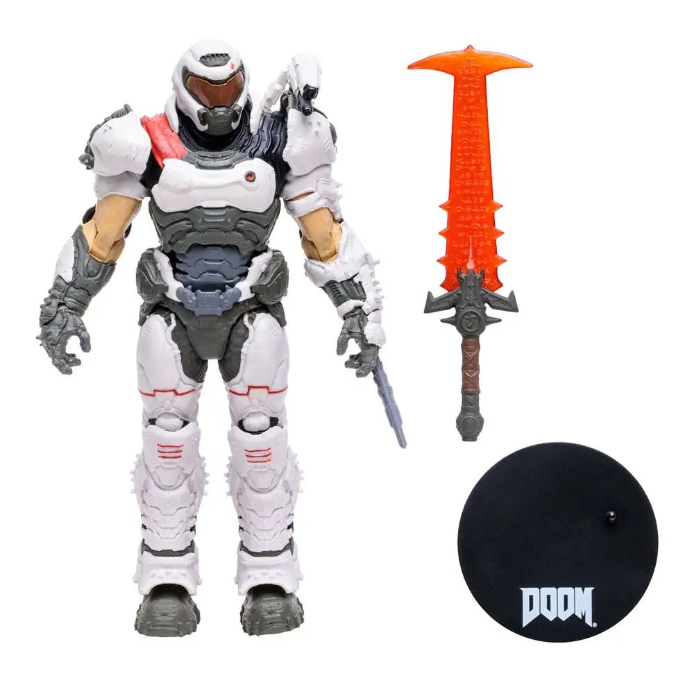 Doom Eternal Action Figure Doom Slayer (White Armor) 18 cm product photo