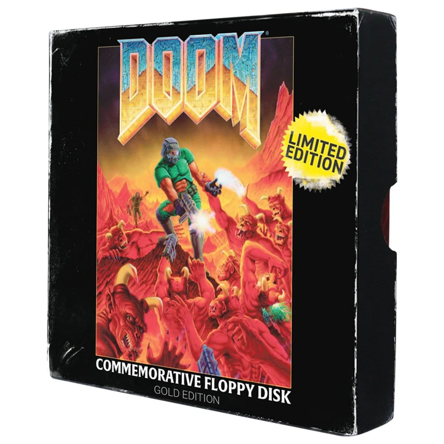 Doom Replik Floppy Disk Gold Plated Limited Edition      product photo