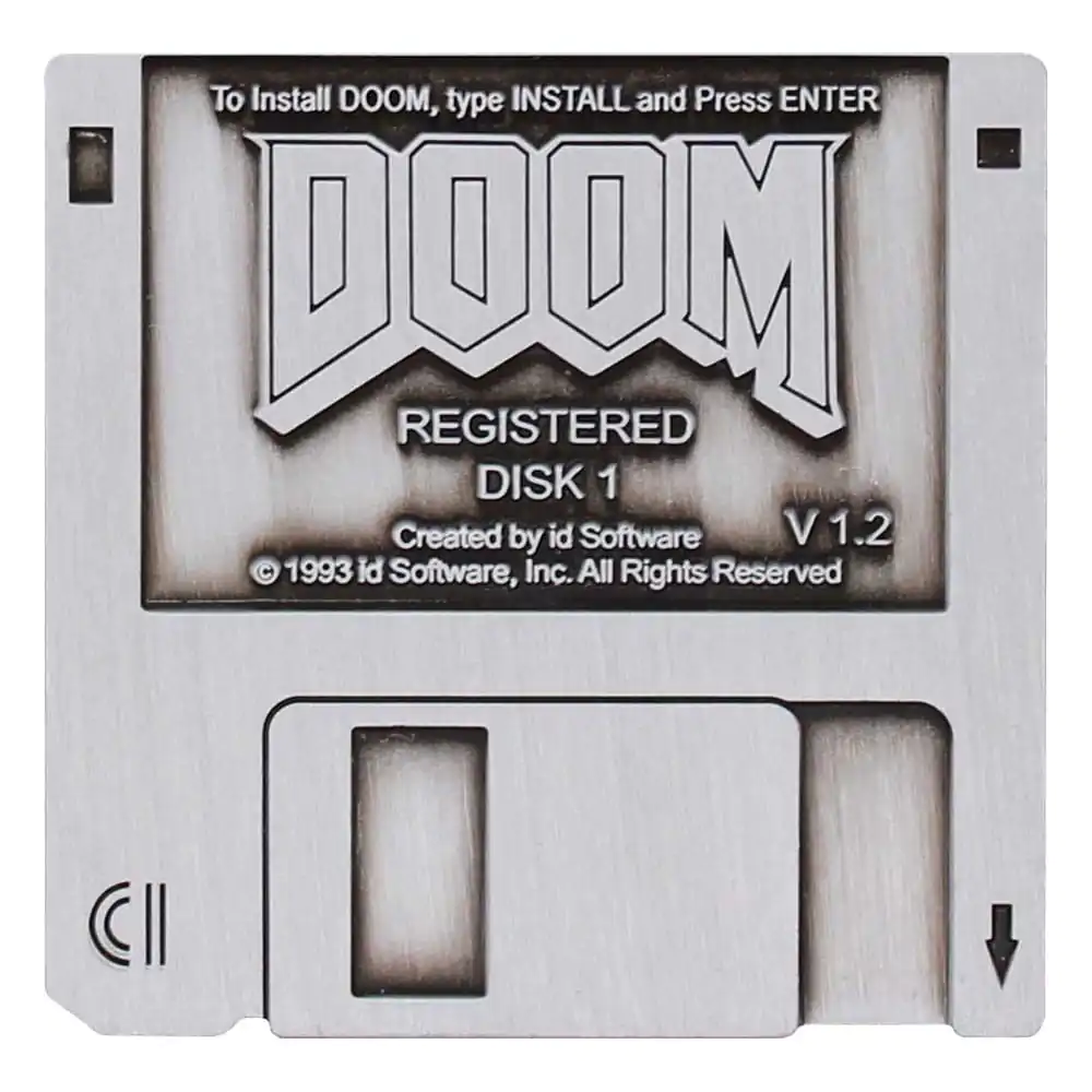 Doom Pin Badge Floppy Disk Limited Edition product photo