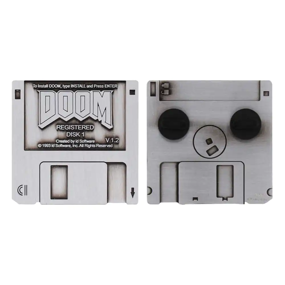 Doom Pin Badge Floppy Disk Limited Edition product photo