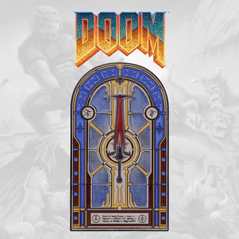 Doom Ingot Crucible Sword Stained Glass Limited Edition termékfotó