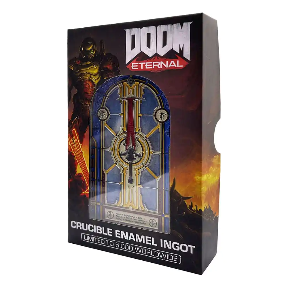 Doom Ingot Crucible Sword Stained Glass Limited Edition termékfotó