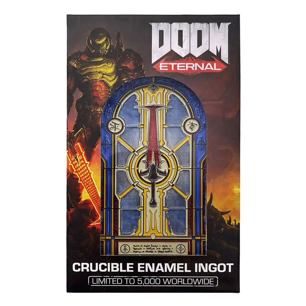 Doom Ingot Crucible Sword Stained Glass Limited Edition termékfotó