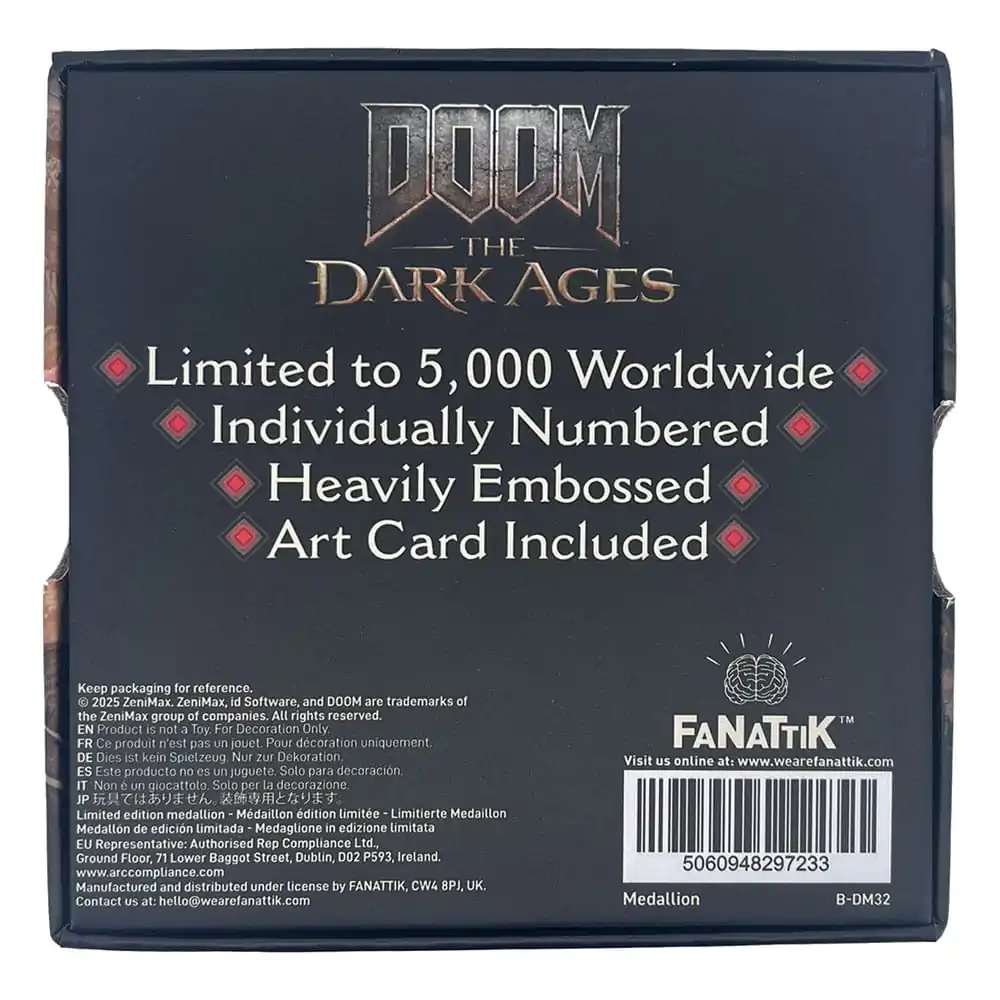 Doom: The Dark Ages Medallion Saw Shield product photo