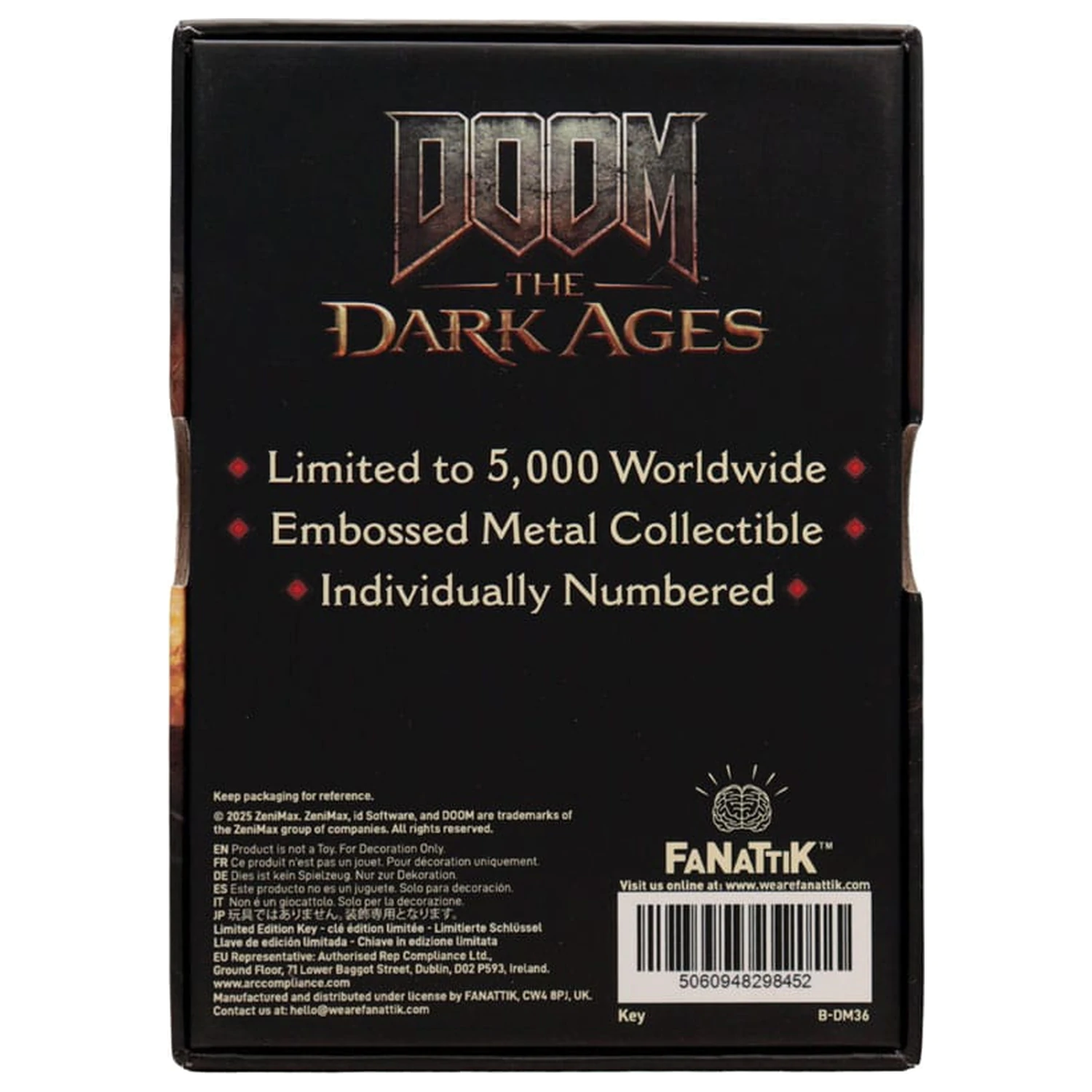 Doom: The Dark Ages Replica Secret Key Limited Edition product photo