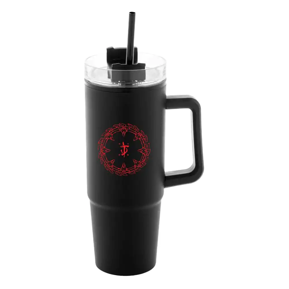 Doom The Dark Ages Insulated Mug with Straw Shield 1180 ml product photo