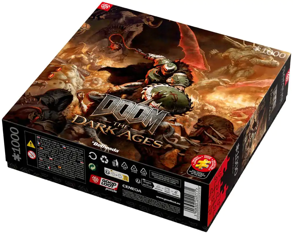 Doom The Dark Ages Puzzle Slayer&#039;s Rag (1000 pieces) product photo