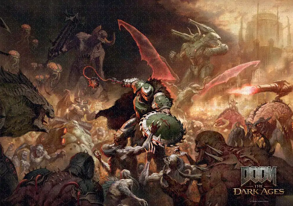 Doom The Dark Ages Puzzle Slayer&#039;s Rag (1000 pieces) product photo