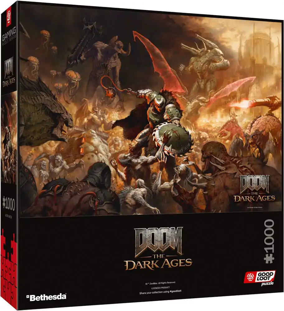 Doom The Dark Ages Puzzle Slayer&#039;s Rag (1000 pieces) product photo
