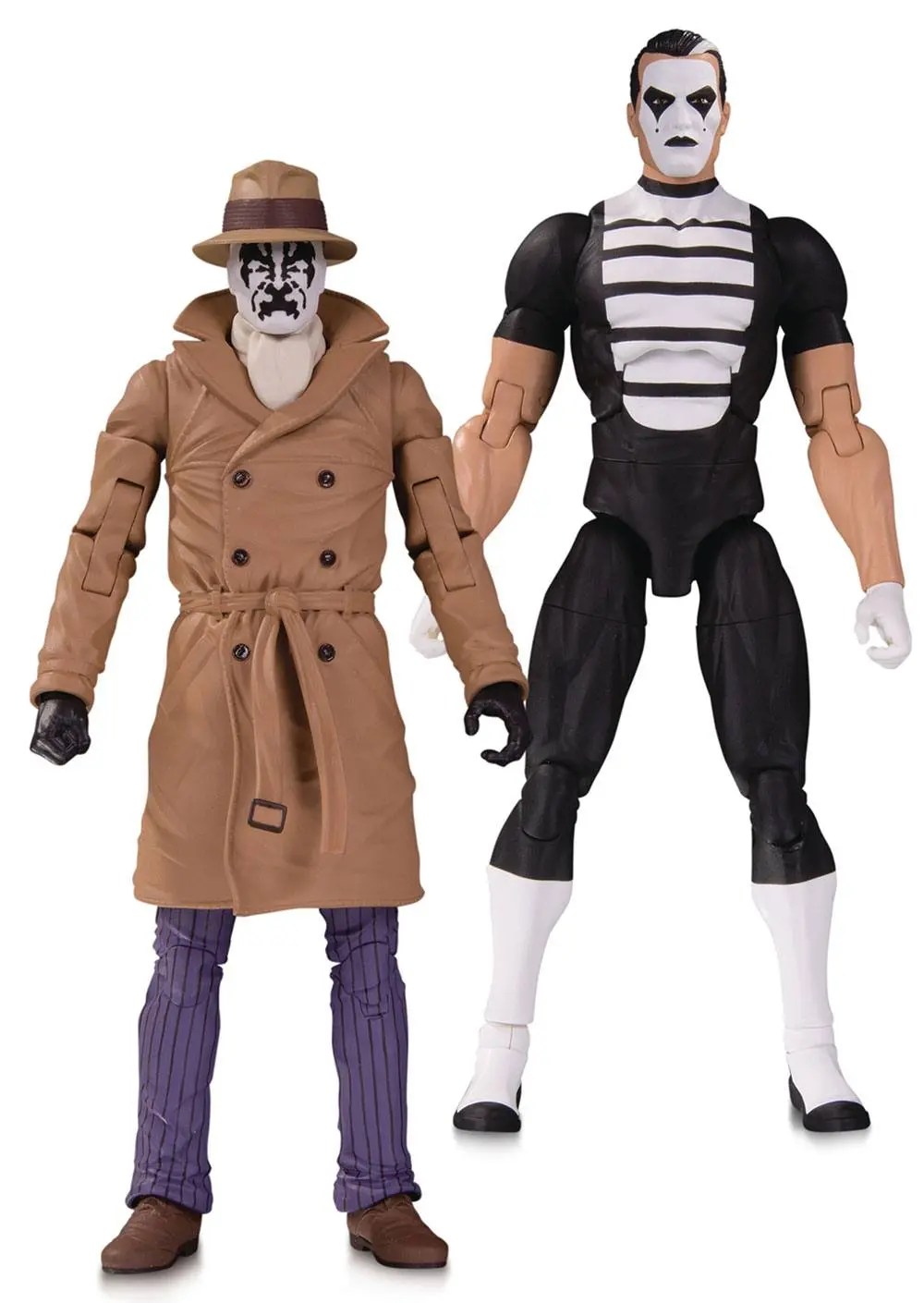 Doomsday Clock Action Figure 2-Pack Rorschach &amp; Mime 18 cm product photo